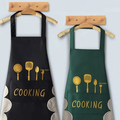 Tablier de cuisine domestique imperméable et résistant à l'huile