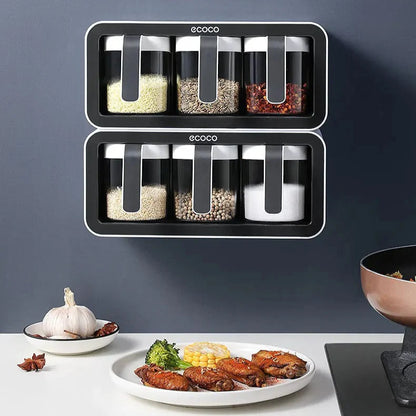 Organisateur d'Épices et Condiments 3 Tasses