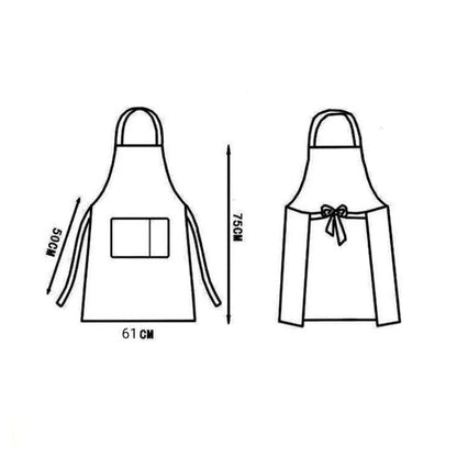 Tablier de cuisine domestique imperméable et résistant à l'huile