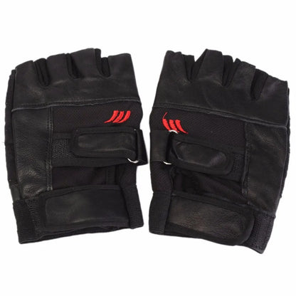 Gants demi-doigts en cuir