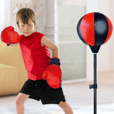 Set de boxe pour enfants avec pied et pompe et gants de boxe