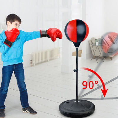 Set de boxe pour enfants avec pied et pompe et gants de boxe