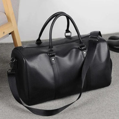 Sac à main de voyage en cuir pour homme, marque de luxe