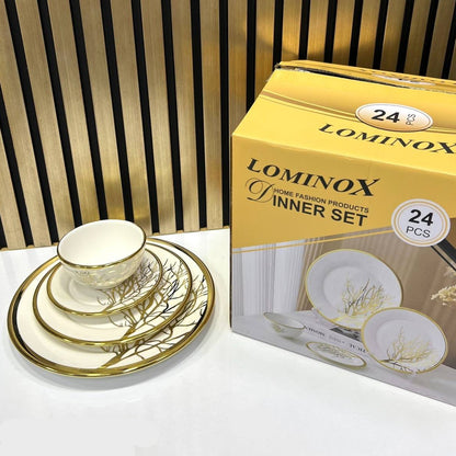 Élégance à table : Service de table - 24 pièces