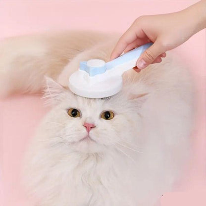 Brosse Lissante et Autonettoyante pour Chiens et Chats