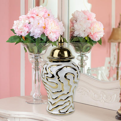 Pot à gingembre en porcelaine avec couvercle