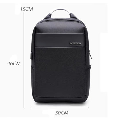 Sac à Dos de Voyage Résistant à l'Eau avec Port USB et Compartiment Laptop 16”