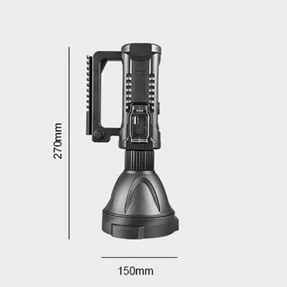 Projecteur super lumineux, 4 modes, étanche IPX5 avec trépied et banque d'alimentation