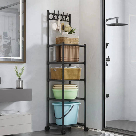 Étagère de rangement domestique multicouche