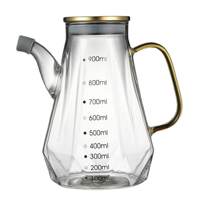 Bouteille d'huile de diamant en verre créatif de 500/700/900ml