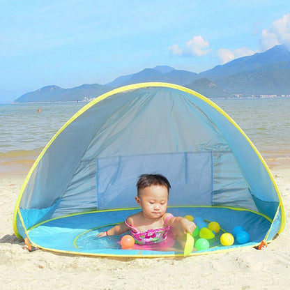 Tente de plage avec piscine pour bébé