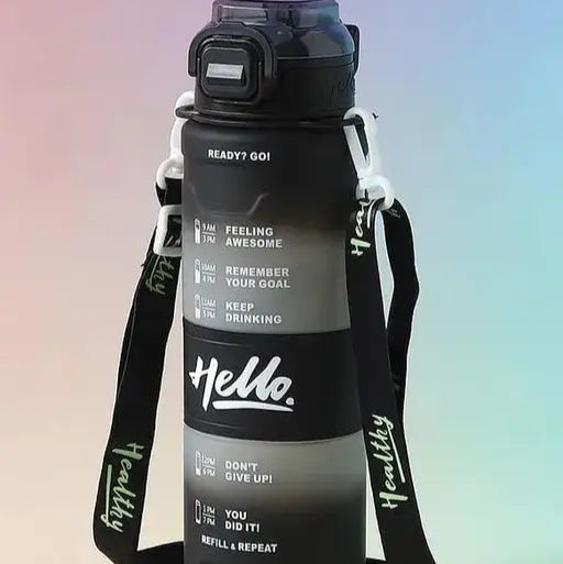 Gourde Sport 1000 ml – Sans BPA, Étanche, avec Paille Intégrée