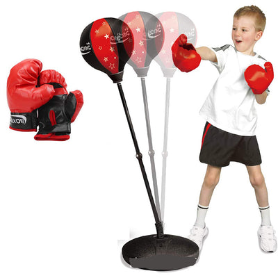 Set de boxe pour enfants avec pied et pompe et gants de boxe