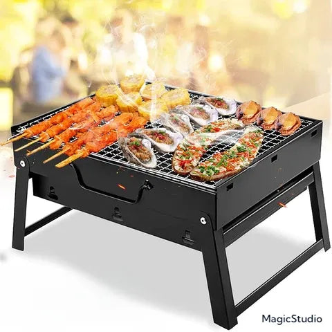 Grilles de barbecue pliables portables