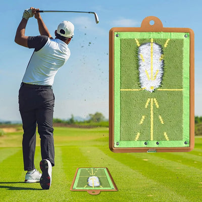 Tapis d'entraînement de golf pour détecter la trajectoire de swing.