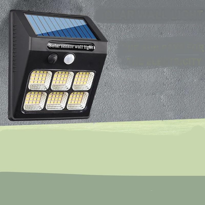 panneau solaire LED rechargeable avec détecteur de mouvement résistant à l'eau