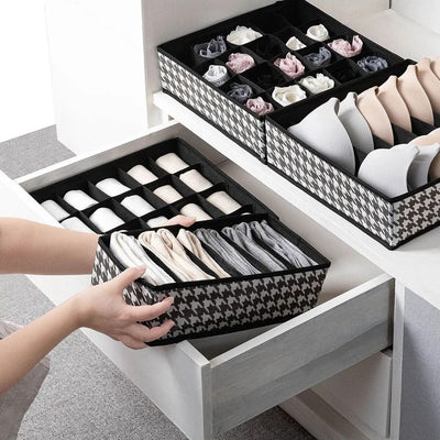 Boîte de Rangement 3 Pièces : Organisation Élégante pour Sous-Vêtements et Chaussettes