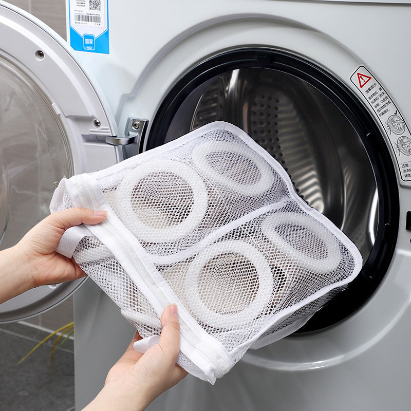 Sac de Lavage en Maille de Poudre pour Machine à Chaussures et Livres, Étui d'Entretien Spécial, Protecteur