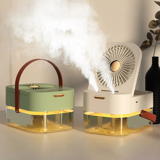 Mini ventilateur avec brume fraîche