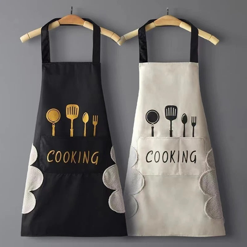 Tablier de cuisine domestique imperméable et résistant à l'huile