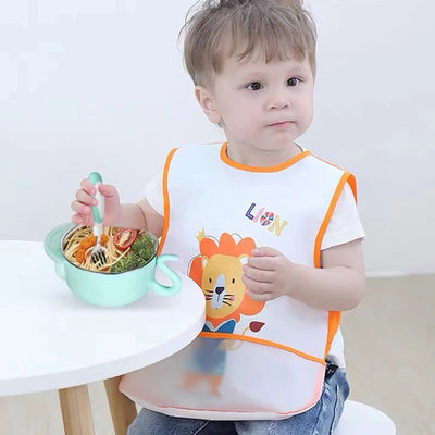 Tablier alimentaire pour enfants, sans manches.