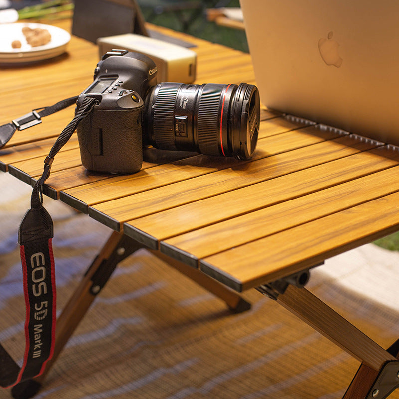 Table de Camping pliante pour jardin Aluminium