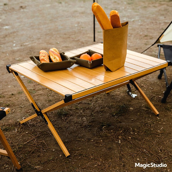 Table de Camping pliante pour jardin Aluminium