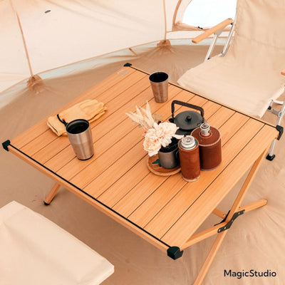 Table de Camping pliante pour jardin Aluminium