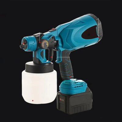 Cordless Paint Sprayer with 3 Brass Nozzles for Home Painting.