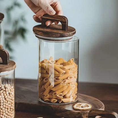 3 Récipients alimentaires en verre personnalisés sans BPA avec plateau.