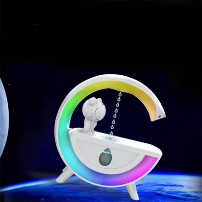 Haut Parleur Bluetooth et Humidificateur anti-gravité en forme de G