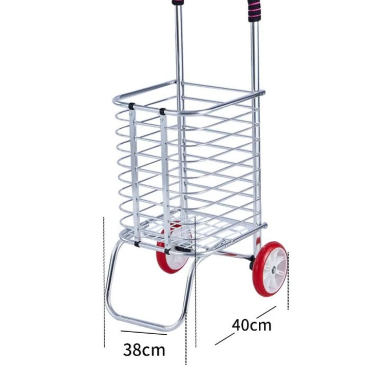 Chariot d'épicerie pliable