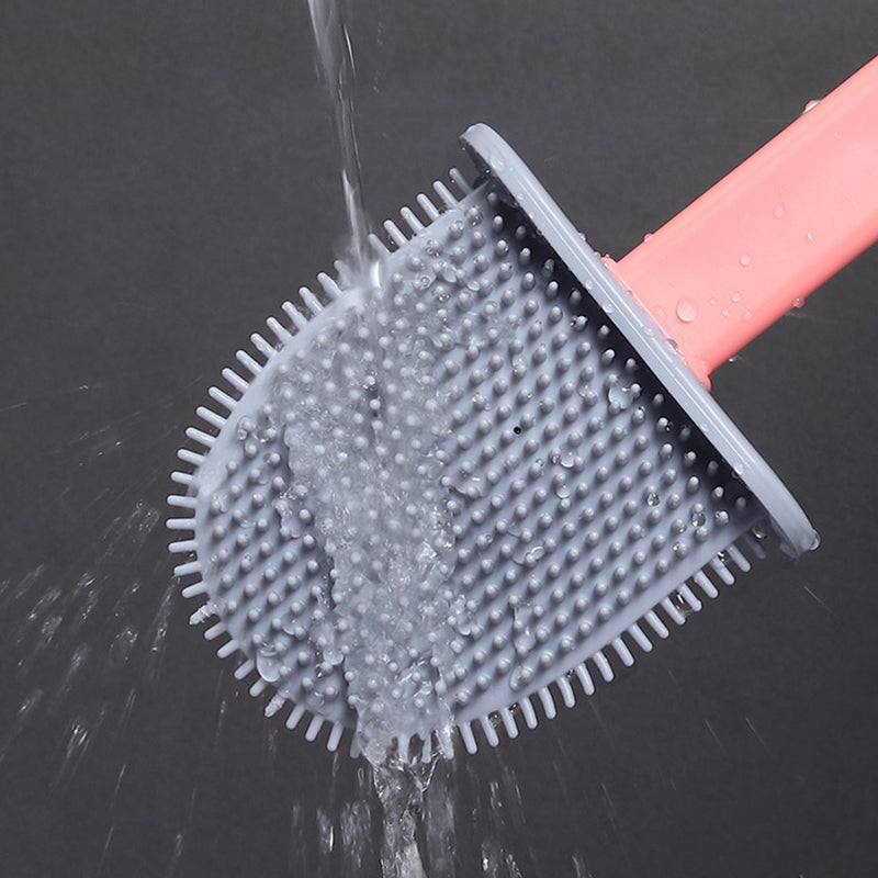 Brosse de Toilette en Silicone sans Fréquence