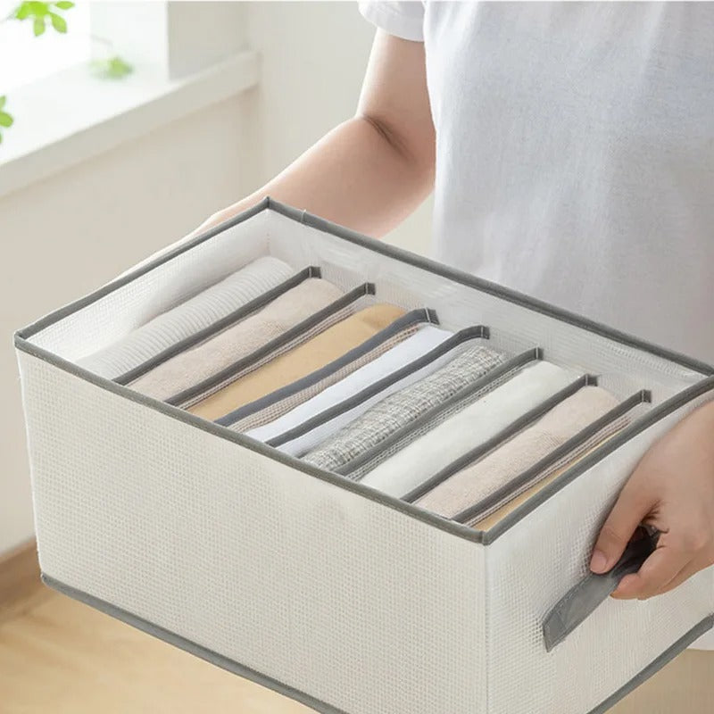 Boîte de Rangement Multi,Niveaux : Solution Pratique et Lavable pour un Placard Organisé