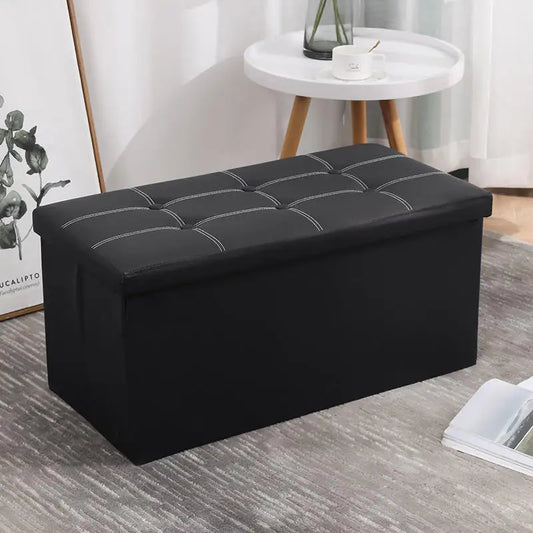 Repose-pieds Pliant de 80L avec Rangement