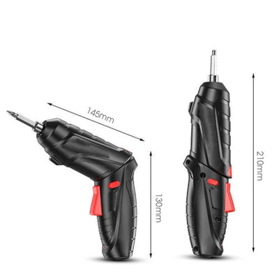 Tournevis sans fil durable, portable et rechargeable.