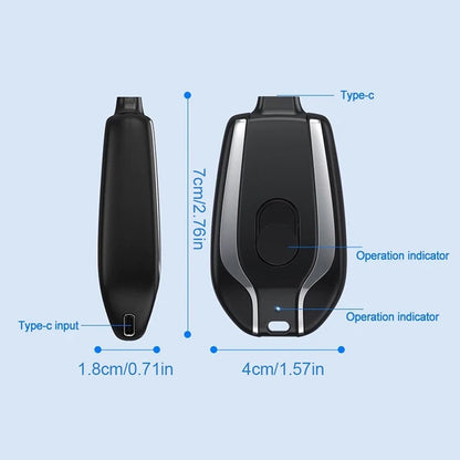 Mini banque d'alimentation portative 1500 mAh