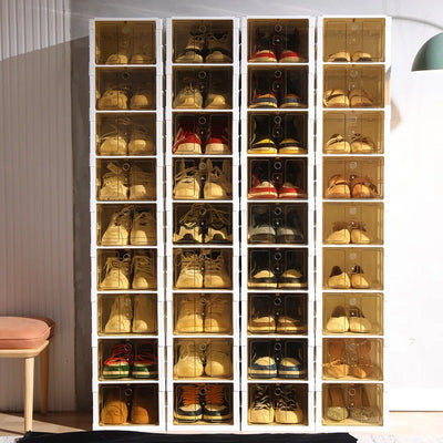 Armoire à chaussures pliante anti-poussière, 6 étage.