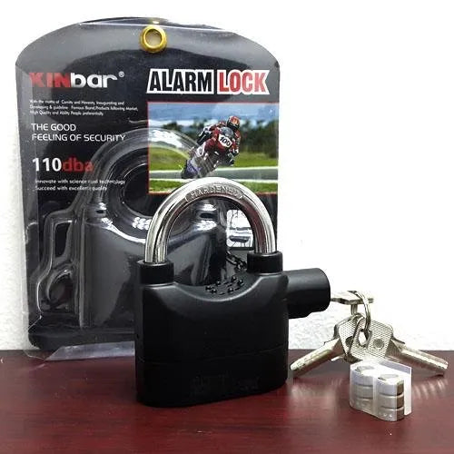 Serrure d'Alarme Robuste : Sécurité Avancée pour Portes, Motos et Abris de Vélo