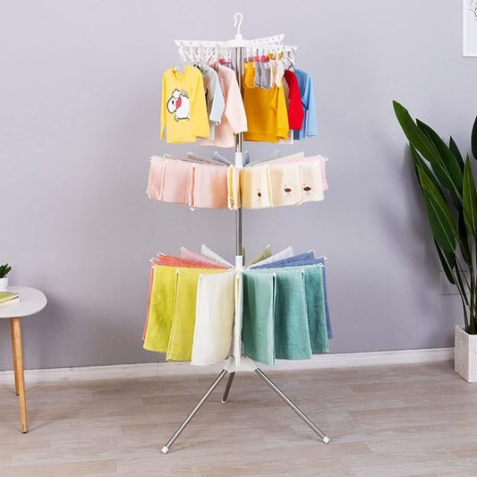 Séchoir à linge pliable à 3 niveaux