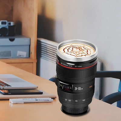 Tasse de Café en Forme d'Objectif d'Appareil Photo