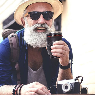 Tasse de Café en Forme d'Objectif d'Appareil Photo