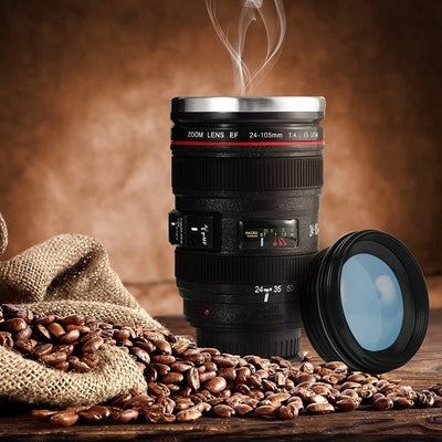 Tasse de Café en Forme d'Objectif d'Appareil Photo