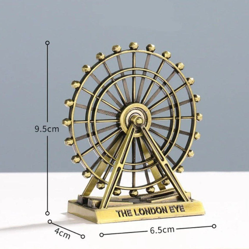 Roue en métal créatif rétro rotative