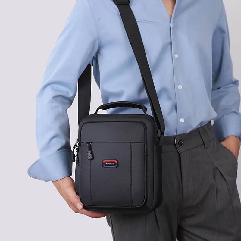 Sac à bandoulière en cuir PU pour hommes