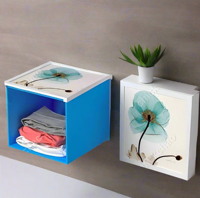 Armoire de rangement pliable, murale et résistante à l'eau