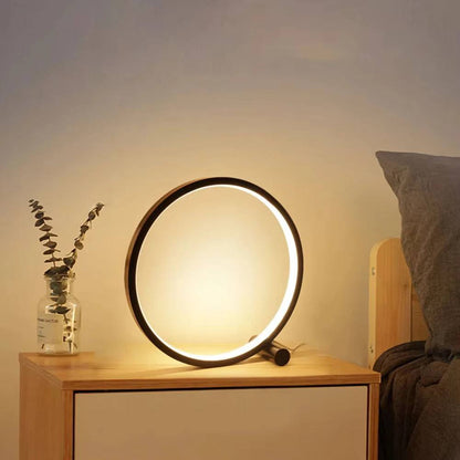 Lampe de table LED ronde, design moderne et lumière douce pour chaque espace