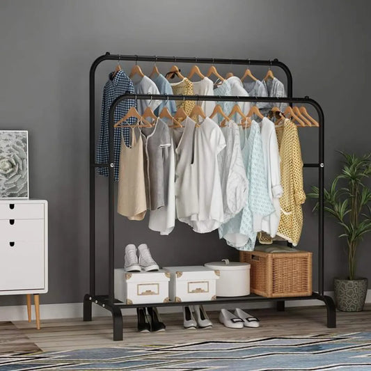 porte-manteau à vêtements sur pied, étagère de séchage de tissu au sol, meuble de maison