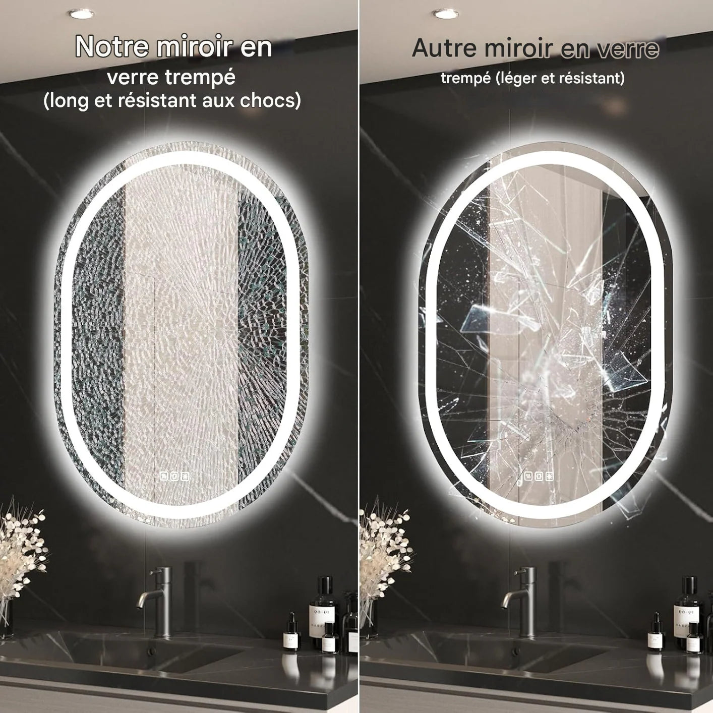Miroir Lumineux Intelligent