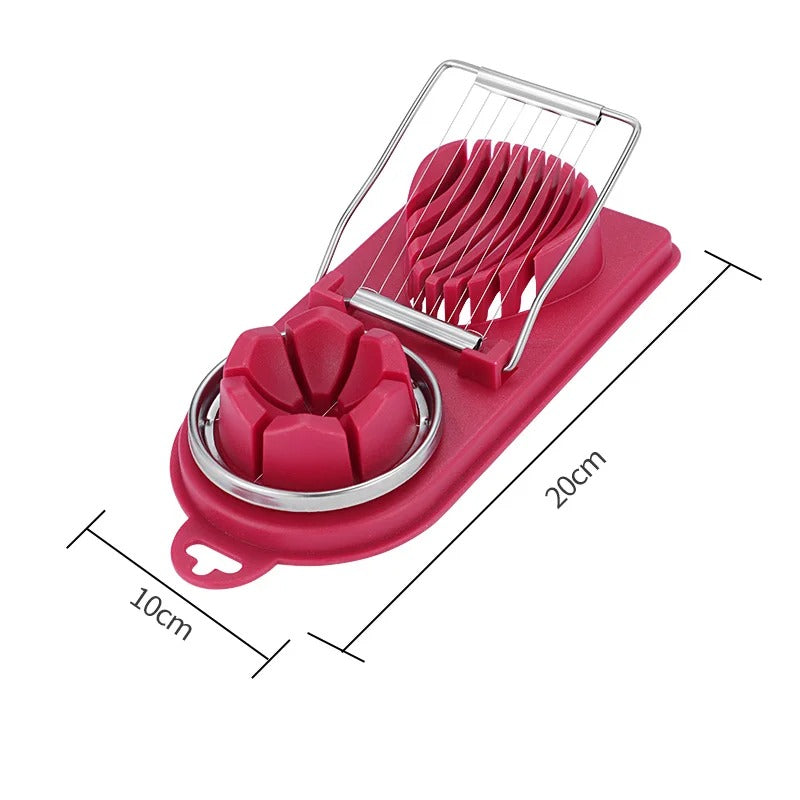 Coupe-œufs multifonctionnel en acier inoxydable